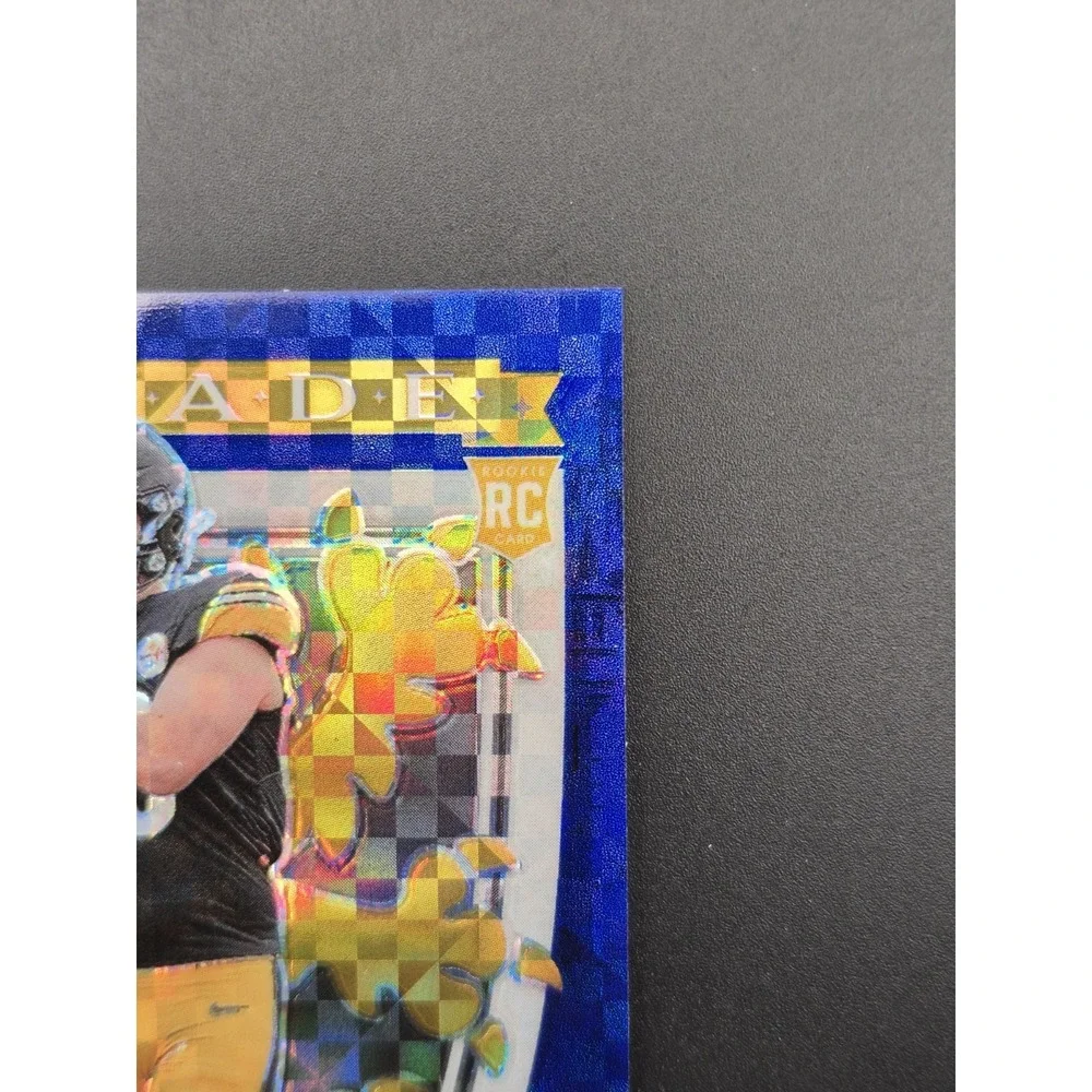 2025 Rookies & Stars‎ Will Howard #12 Crusade Blue Plaid Prizm SP (RC) Steelers